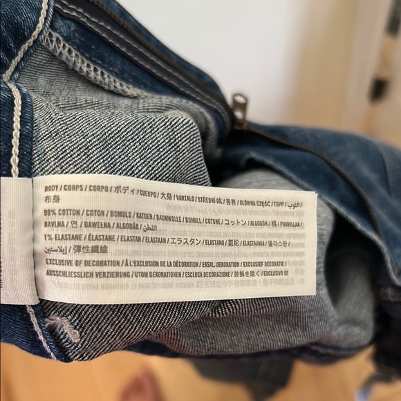 Abercrombie and Fitch Ultra High Rise Straight Jeans Size 4 - Picture 5 of 5